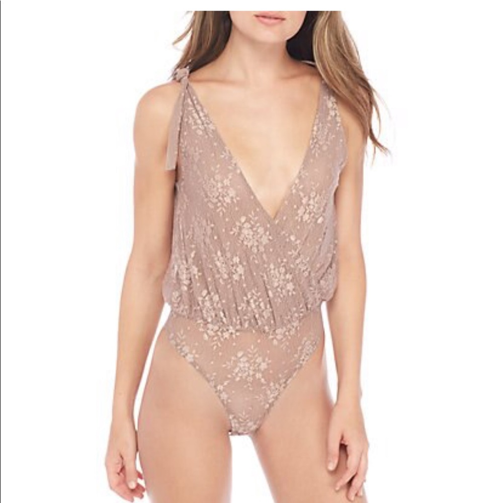 Free People Lace Body Suit